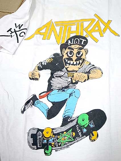 ANTHRAX×CFTL東日本大震災チャリティー限定ノットマンTシャツ